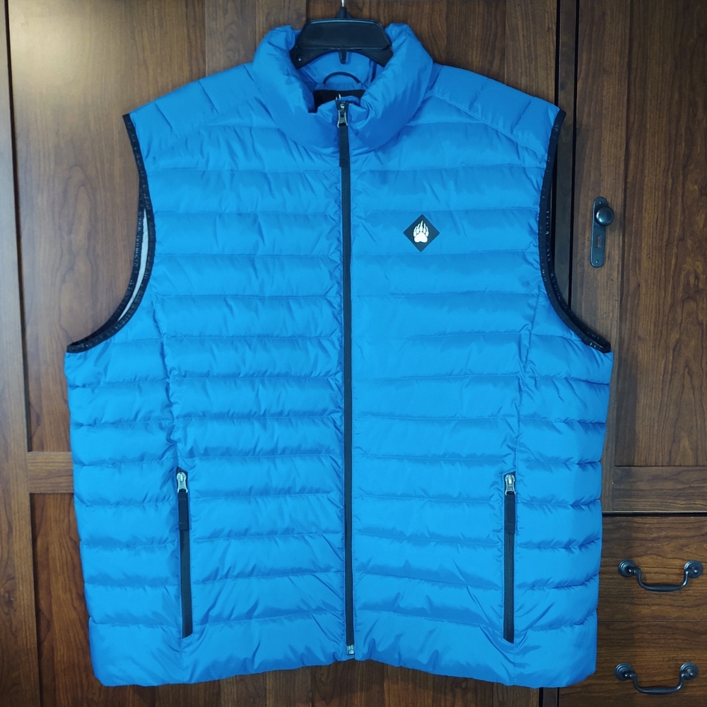Duluth Alaskan Hardgear Puffer Vest Sz 2XL Blue